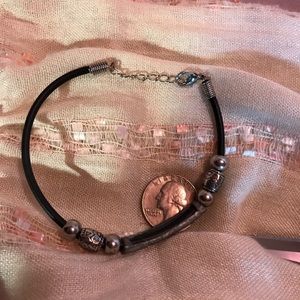 Black and Silver Bracelet